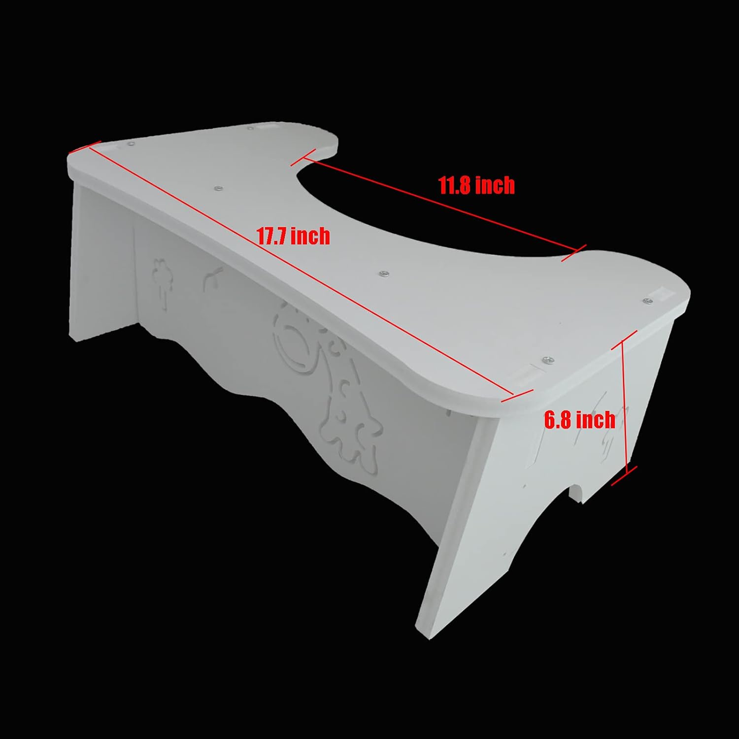 Poop Stool, Toilet Stool, 7inch Poop Step Stool, Toilet Step Stool.Bathroom Squat Stool, Assistance Steps for Adults, Children,Wood-Plastic Composites, Environmentally Friendly Materials.（Deer): Home & Kitchen