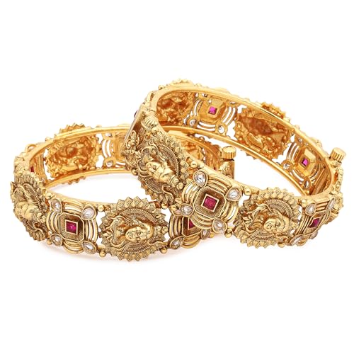 Image of Shining Diva Fashion Bangles for Women Girls Set of 2 Traditional Stylish Design