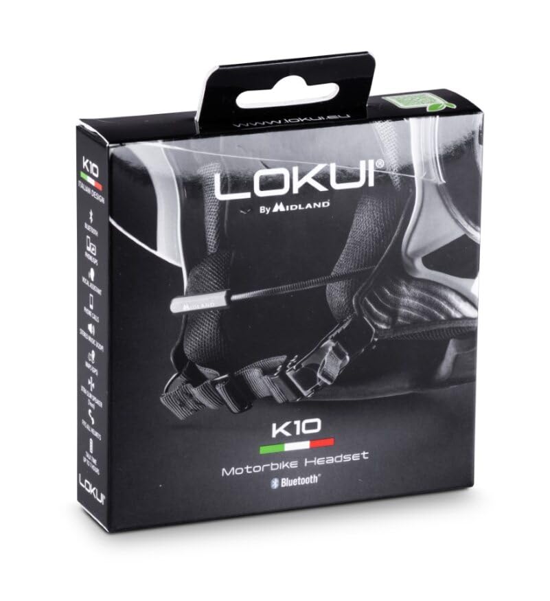 LOKUI Midland K10 Bluetooth 5.2 Single Headset for Urban Motorcyclists Invisible & Universal Phone Answering Device with Noise Filter - Image 4