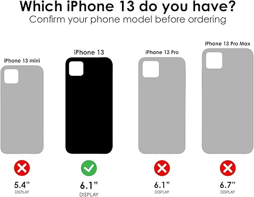 Miniatura 3 de Funda externa de repuesto TPE compatible con Otterbox Defender Series para iPhone 13, color negro