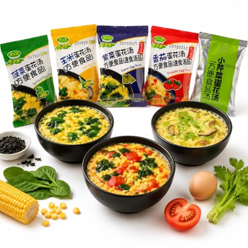 Mélanges soupe instantanés | Solution repas chaud sans cuisson avec légumes lyophilisés
