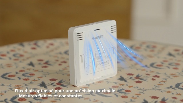 NOKLEAD Hygromètre Thermomètre d'intérieur, thermomètre numérique de bureau avec moniteur de température et d'humidité, thermomètre d'ambiance à jauge d'humidité précise avec horloge (Blanc NOKLEAD Hygromètre Thermomètre d'intérieur, thermomètre numérique de bureau avec moniteur de température et d'humidité, thermomètre d'ambiance à jauge d'humidité précise avec horloge (Blanc