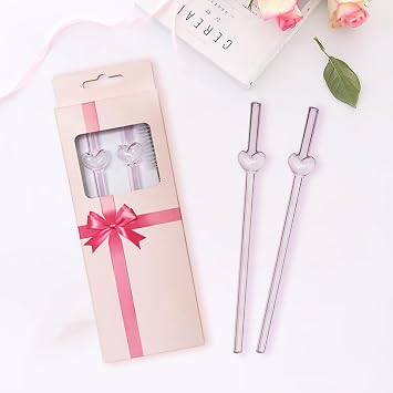 Bella Hause 3 Par a Kalpli Cam Pipet Seti | Yeniden Kullan labilir Is ya Dayan kl  Borosilikat Cam Pipet ve Temizleme F r as , Estetik So uk Kahve, Kokteyl ve Me rubat Pipeti Model K-6401