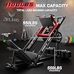 Leg Press Hack Squat Machine, Leg Machine for Home Gym with Linear Bearing, L11 Professional Adjustable Leg Exercise Machine, Lower Body Workout - Image 3