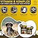 PFOTENGUT® Vitamin B Komplex Hund [Made in Germany] - 140 Tabletten für 5 Monate - Hochdosierte B Vitamine für Hunde & Katzen mit B1, B2, B3, B5, B6, B7, B9 & B12 - Vitamin B für Hunde