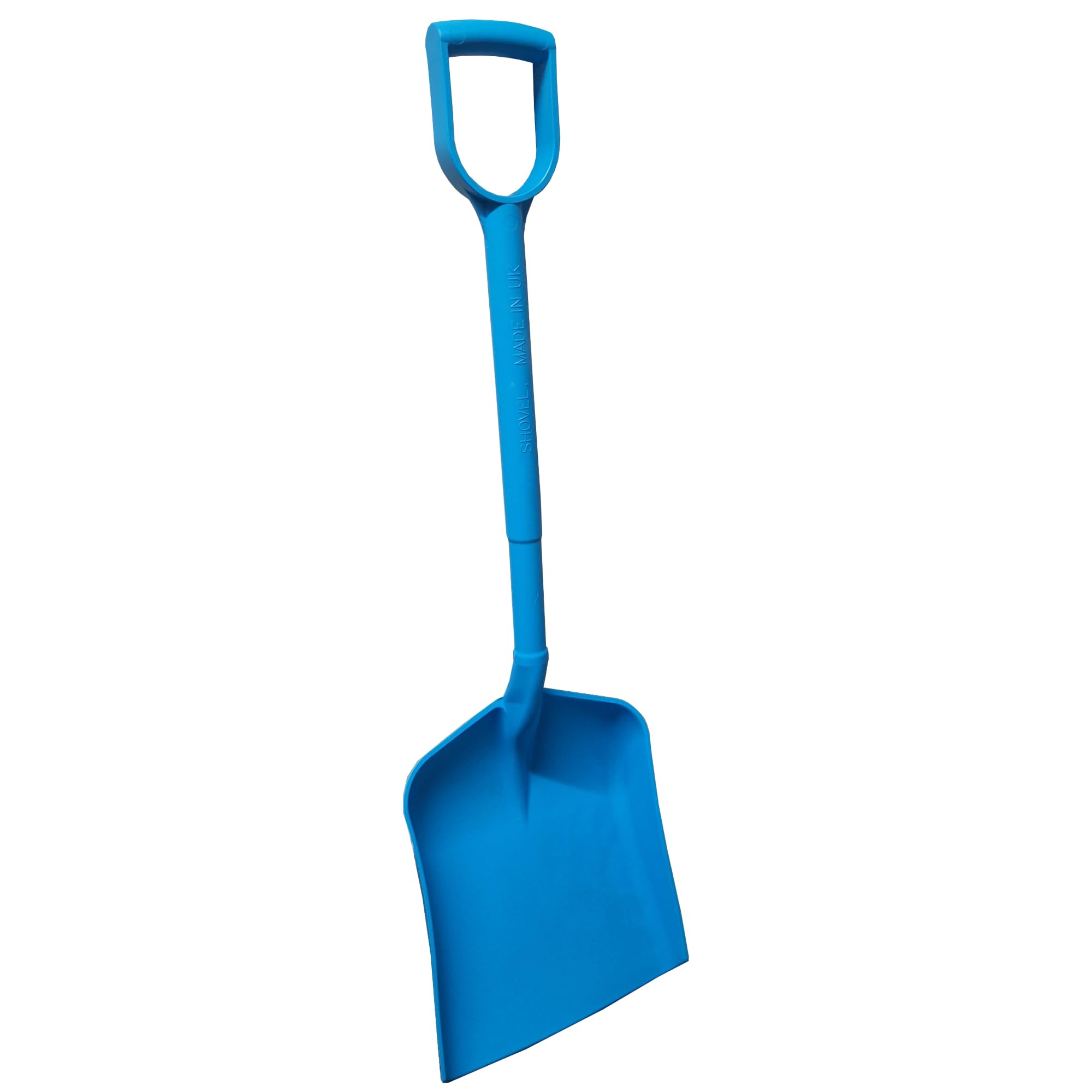 Equestrian Moulded Plastic Stable Horse Muck Plastic Shovel Colour Match Builders Sparkproof Spade - Light Blue