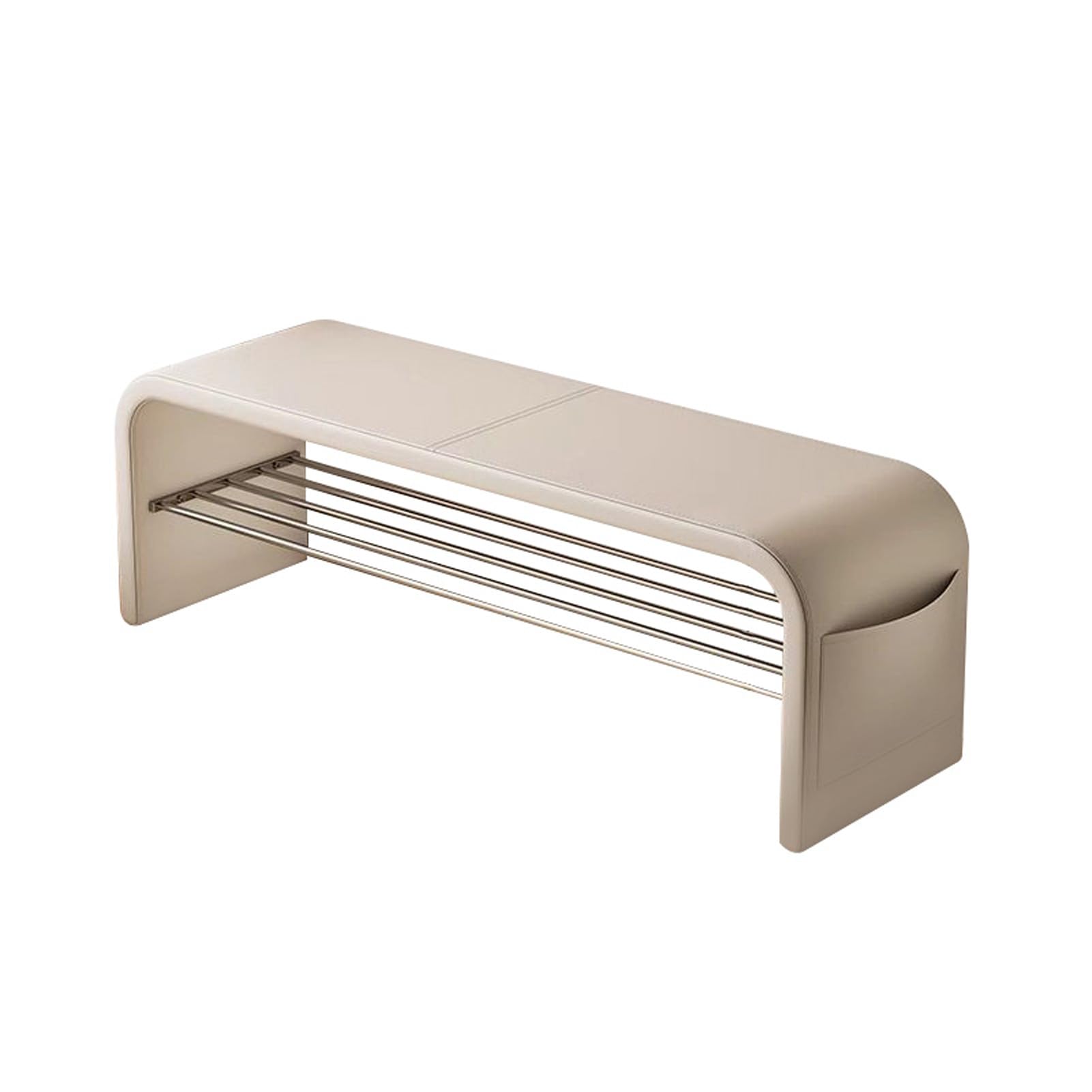 Banc bout de lit chambre et tabouret de dressing avec rangement