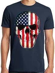Patriotic Skull American Flag (Blue)