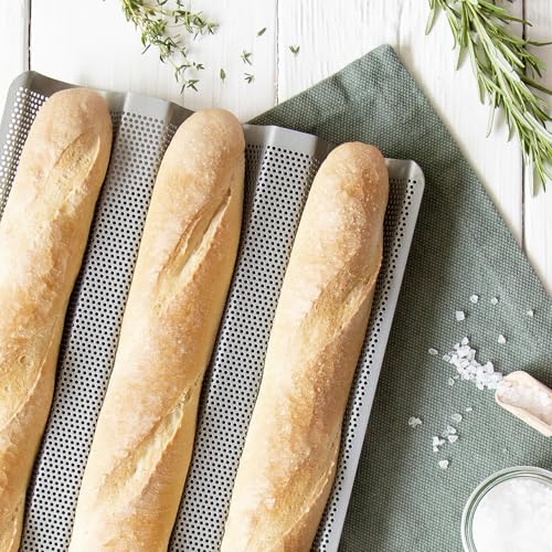 Baguette Backblech von Städter mit Antihaftbeschichtung, 37×24 cm