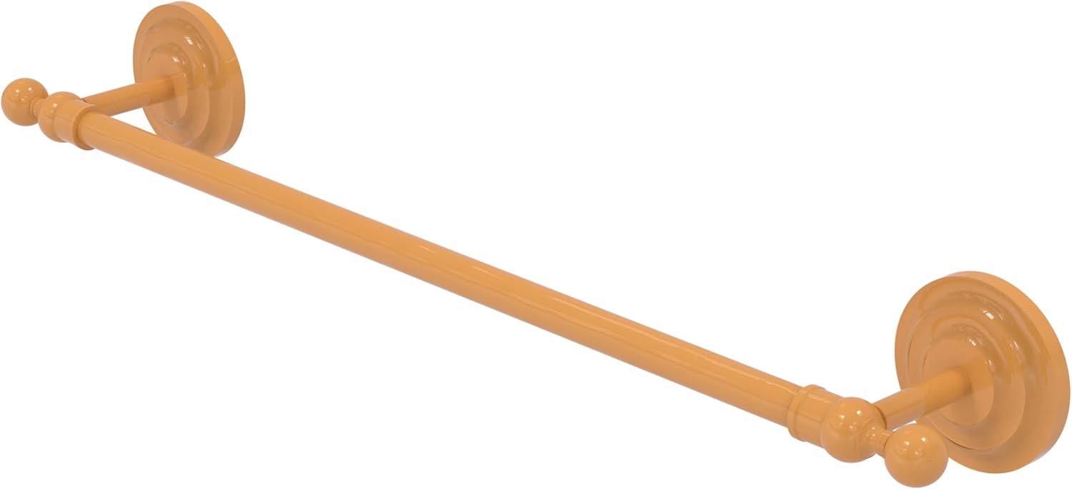 Allied Brass QN-41/30 Que Collection 30 Inch Towel Bar, Matte White