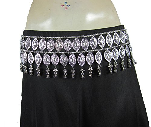 Womens Tie Belt - Handmade - Boho Gypsy Hippie Kuchi Festival Halloween Tribal Fusion Belly Dance Costume Dress Skirt Pants Outfit Fashion Accessory - Waist Band Novelty Jewelry - Gift3