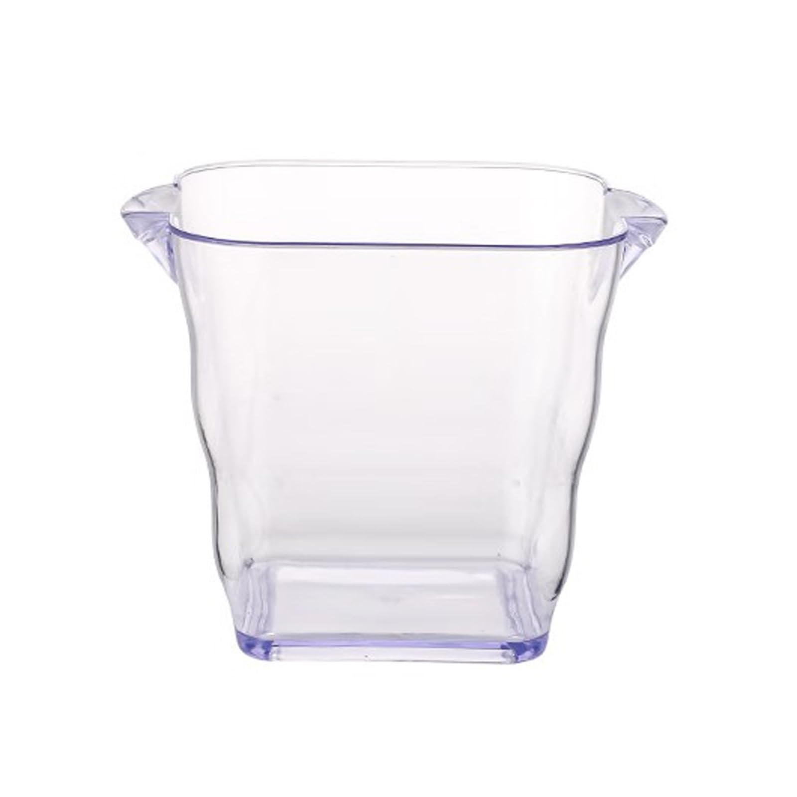 Cubeta para Hielo Cubos de Hielo acrílicos for Fiestas, 5L, Cubo de plástico Transparente for Vino, Botella, Enfriador de Bebidas, Tina, champán, Vino, Cerveza, Bebida Cubiteras