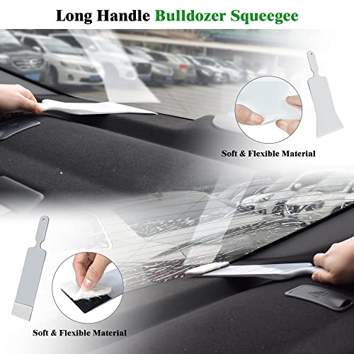 Reevaa Window Tint Kit Car Window Tint Tools Car Winshield Back Window Tinting Tools With Bulldozer Squeegee Scrubber Paddle Squeegee Window Tint Squeegee Small Squeegee For Glass Film Install #TOP2