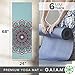 Gaiam Yoga Mat Premium Print Extra Thick Non Slip Exercise & Fitness Mat for All Types of Yoga, Pilates & Floor Workouts, Santorini, 6mm, 68