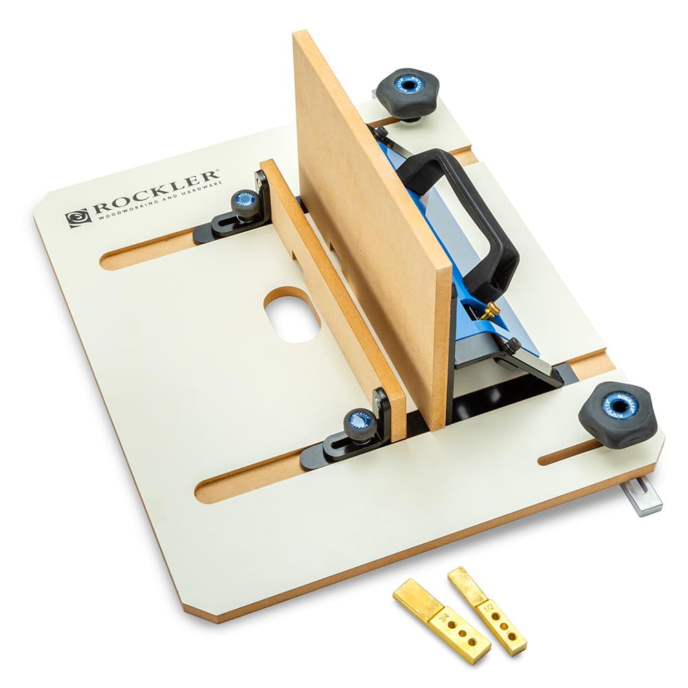 XL Box Joint Router Jig – Precision Indexing & Box Joint Jig for Router Table – Airtight Fit, Smooth Glide Sled & Durable Table Saw Jigs – Ideal