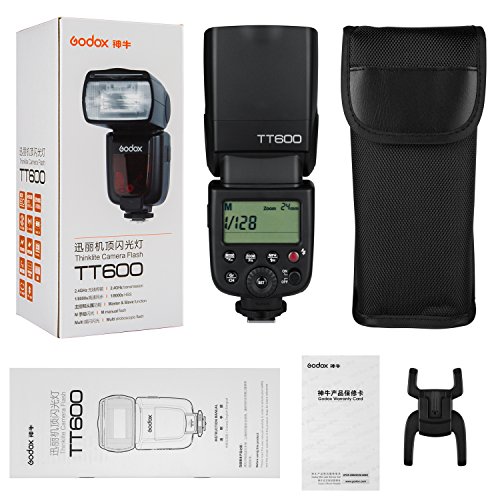 Godox TT600 Flash de cámara,Sistema X inalámbrico 2.4G Incorporado, Manual, Panel LCD, Alimentado por Batería, Compatible con cámaras DSLR Canon/Nikon/Pentax/Olympus - imagen 7