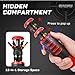 GEINXURN 19 Pieces Ratcheting Screwdriver Set and Socket Wrench Set, Mini Rachet Wrench, Rachet Screwdriver Handle and Nut Driver with 12 Pcs Impact Screwdriver Bit, Hand Tools Set for Repair DIY
