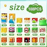 Zoom IMG-1 costruzioni magnetiche blocchi 108 pezzi Zoom IMG-1 costruzioni magnetiche blocchi 108 pezzi