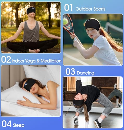 TOPOINT Sleep Headphones Bluetooth 5.4 Sports Headband - image 9