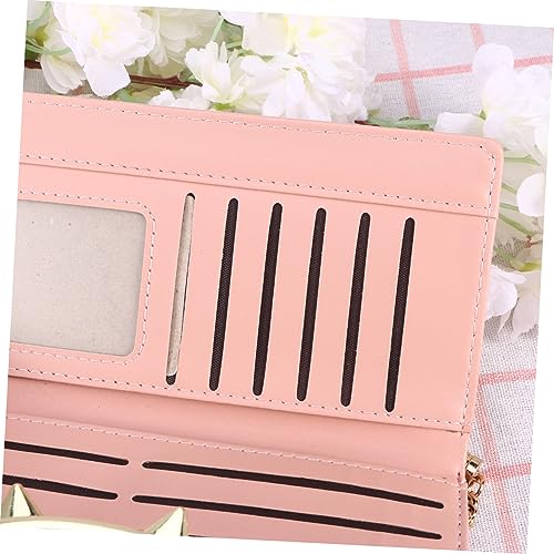 Chic Small Women's Wallet Long Wallet for Women Cat Ear Design Pu Leather for Teen Girls4