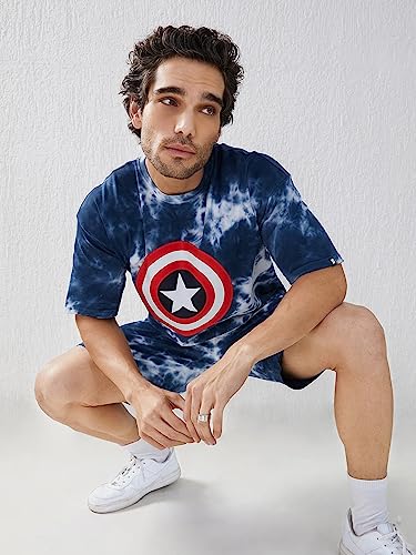 Image of Zombom Combo of Men's Night Suit | Men's Co-ord Set | Lounge-wear Nightdress Pajama Set | Summer Night Wear | Solid Plain Casual Pajama Shorts Set | Beach Wear Pack of 2