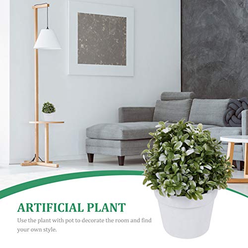 Cabilock Mini plantas falsas suculentas artificiais, plantas artificiais em vaso para casa, escritór