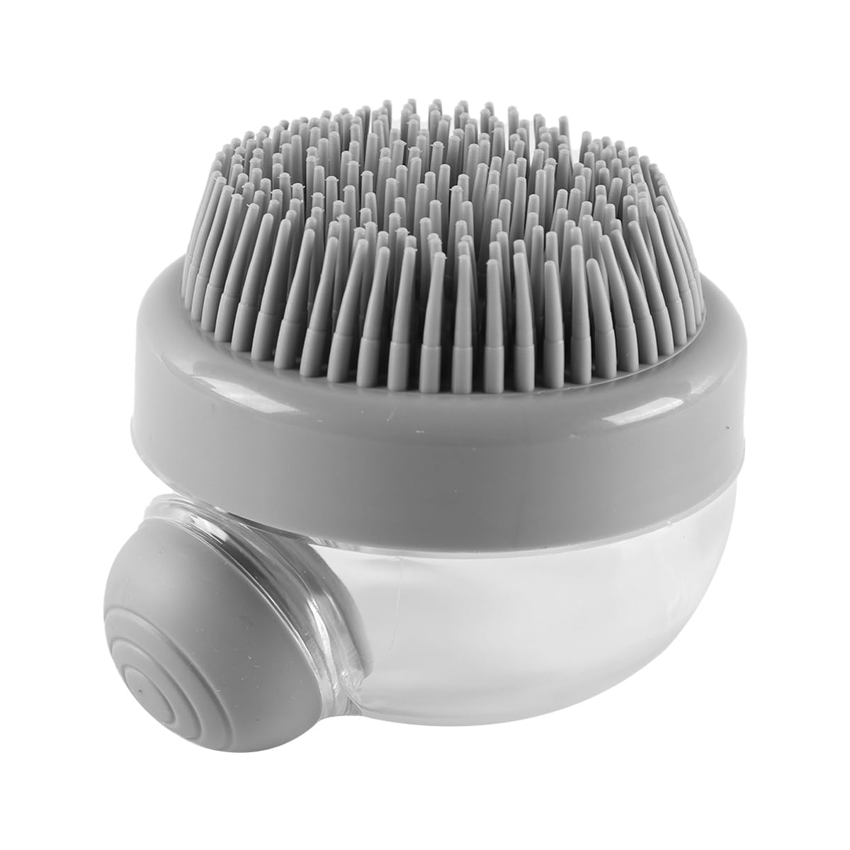 Laroal 2 Pcs Pet Grooming Bath Massage Brush Grooming Shower Brushes Bath Shampoo Massage Dispenser Shower Brush(Grey) - Image 4