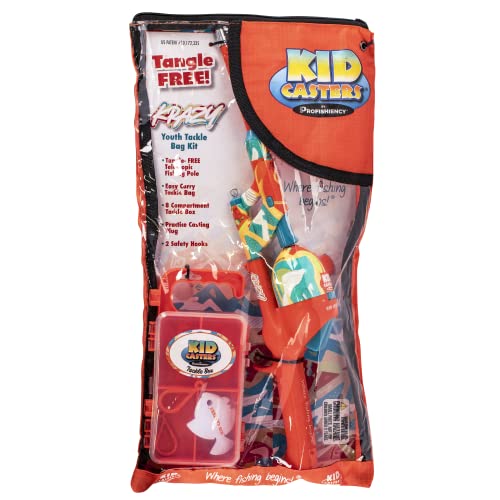 Kid Casters Tangle-Free Telescopic Fishing Rod, Tackle Box & Back Pack...