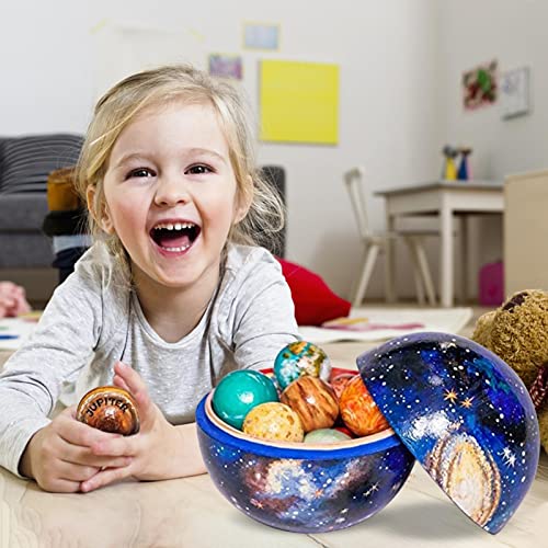 Sistema solare per bambini Pianeti di legno Palle