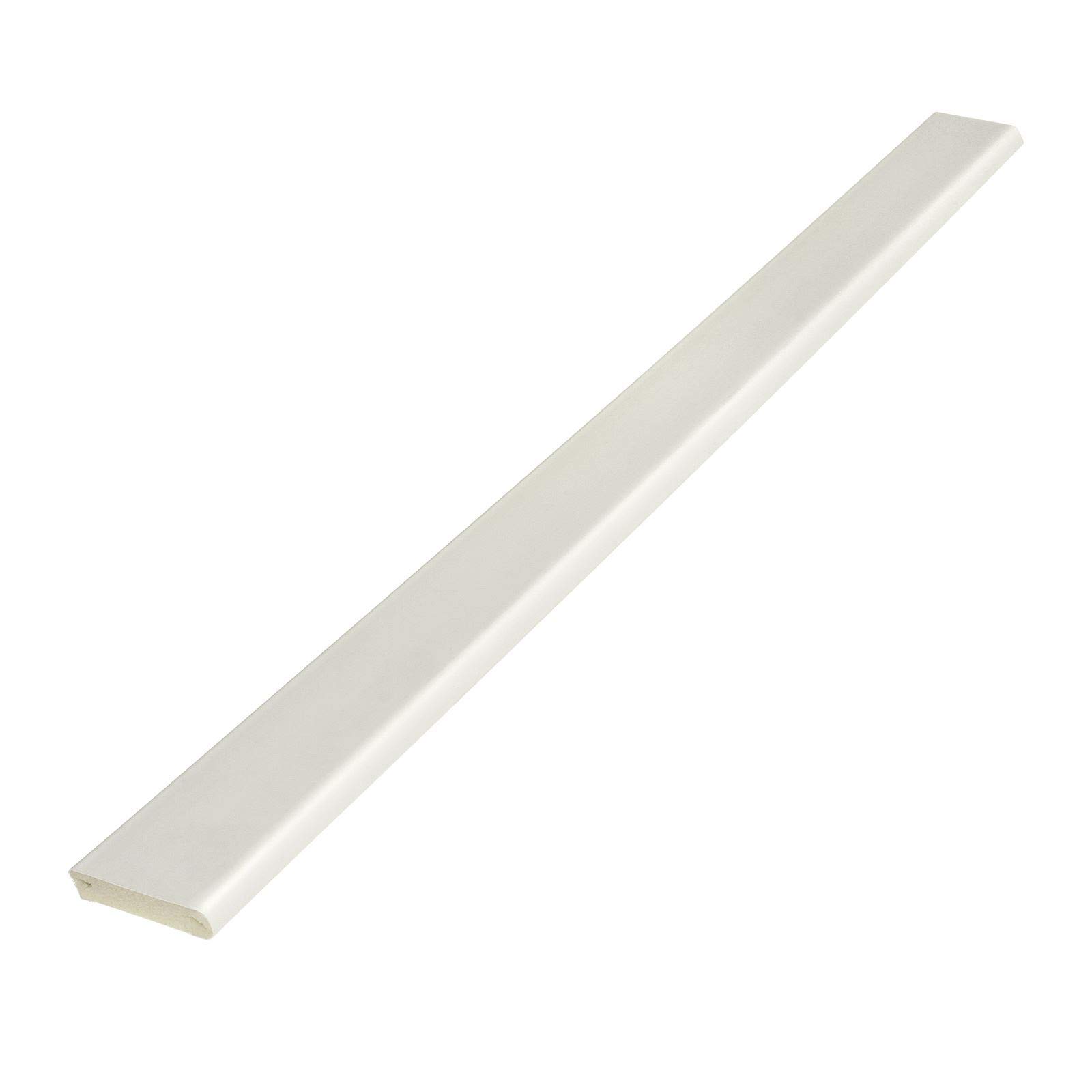 Cloaking Fillet Window Door Architrave Finishing Moulding Trim (2.5m) - 30mm, White
