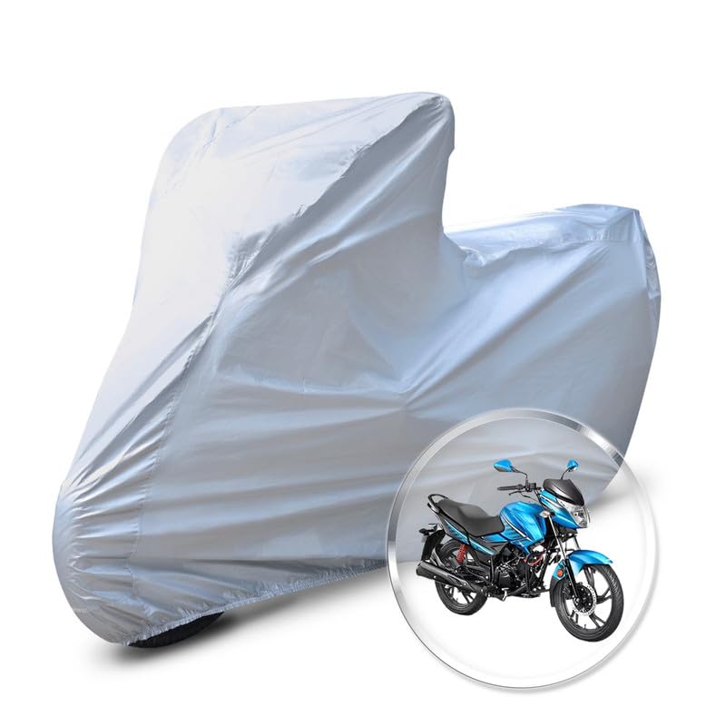 Image of Neodrift 'CrystalMax' Bike Cover for Hero Glamour FI (All-Weather Motorcycle Protection, Water & UV Resistant, Dustproof, Windproof).