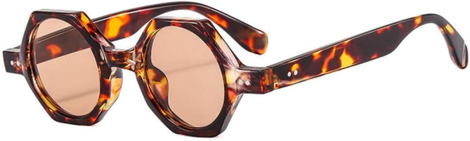 Polygon Punk Sunglasses Women Steampunk Round Sun Glasses Men UV400 Unique Outdoor Unisex Eyeglasses