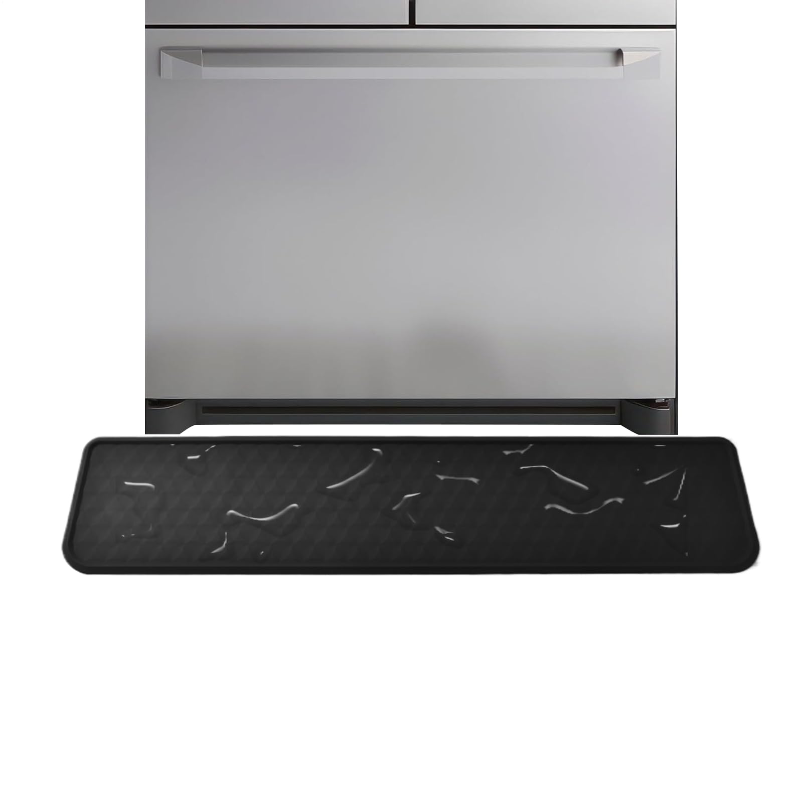 Tapis de réfrigérateur en silicone antidérapant et imperméable pour cuisine et sol