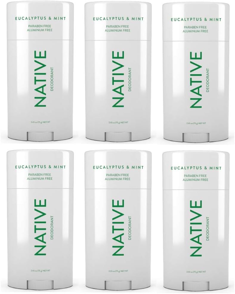 Native Deodorant Eucalyptus & Mint 2.65oz (6 pack)
