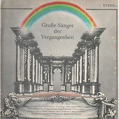 Gro&szlig;e S&auml;nger der Vergangenheit