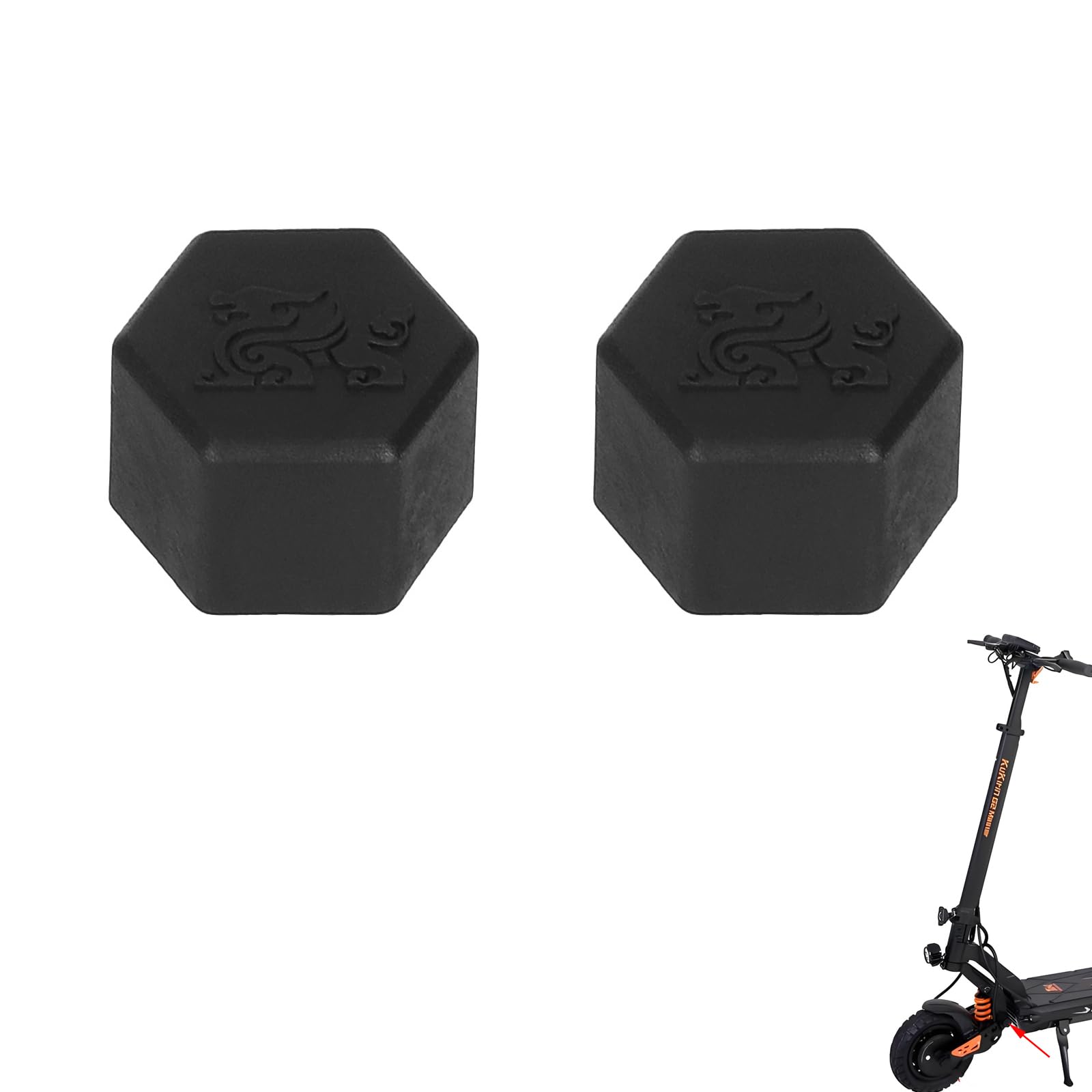Coperchio Dado albero bilanciere per Kugoo Kukirin G2 Master Tappo Dado in Plastica Parti di Ricambio per Scooter Elettrico Accessori