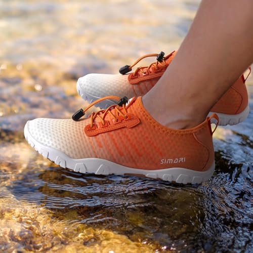 Image of SIMARI Water Shoes for Women Men - Barefoot Quick-Dry Aqua Socks | Lightweight Swim Shoes for Surfing, Swimming, Beach Sports, Kayaking, Diving | Non-Slip Design