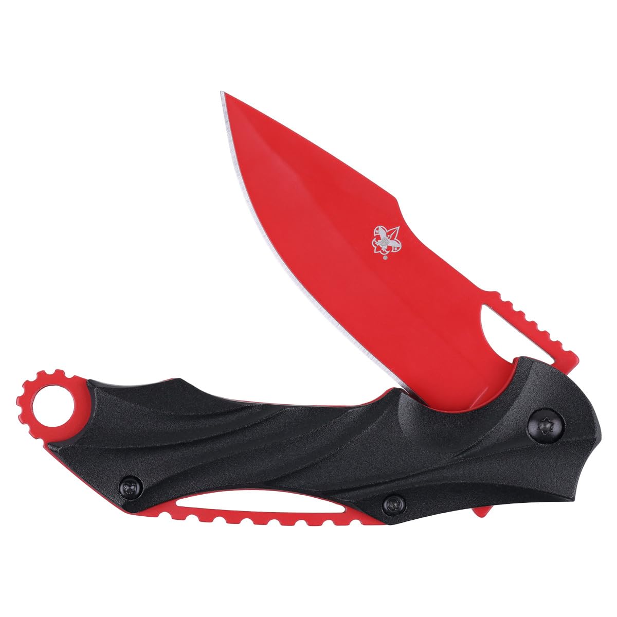 Boy Scouts of America BSA Aluminum Handle Pocket Knife, 3" Red Blade