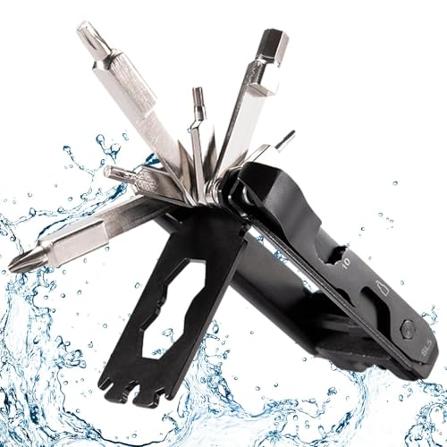 Mppchhn Herramienta multifunción para bicicletas,Herramientas de reparación de bicicletas | Herramientas multifunción para bicicletas 23 en 1 - Multiherramienta plegable para bicicleta,