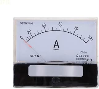 37JE Digital Electric Meter for Generators, Clear Display, Easy Installation(Ammeter 100 5A)