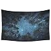 InterestPrint Beautiful Night Sky Wall Art Home Decor, the Milky Way and the Trees Tapestry Wall Hanging Art Sets 60 X 40 Inches