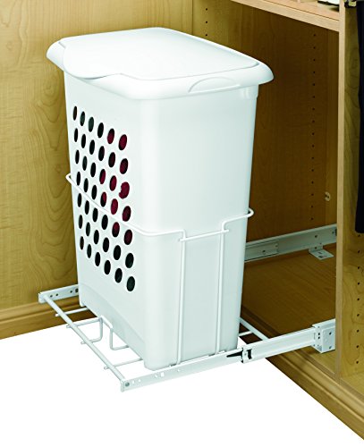Rev-A-Shelf Pullout w/lid Hampers, White