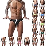 Herren Badehose Blau Sommer Schwimmhose mit Kordelzug Hawaii Badeslip Sexy Boardshorts Eng Beachwear Low Waist Bademode Stretch Badepants Slips für Spa Wassersport Strand Jungen Männer Freund