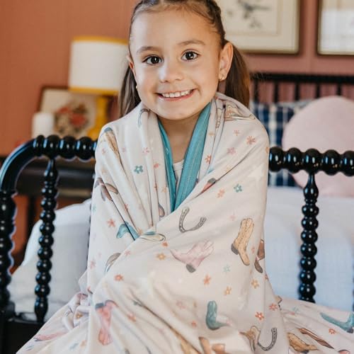 Image of Copper Pearl Jumbo 3-Layer Baby Blanket: Soft Baby Quilts for Boys and Girls | Breathable, Cozy, Toddler Blanket | Baby Quilt for Newborns | 60x72 Premium Material | Cheyenne