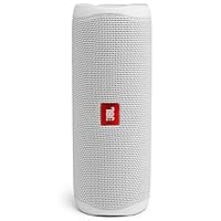 JBL Flip 5 Portable Waterproof Bluetooth Speaker, White