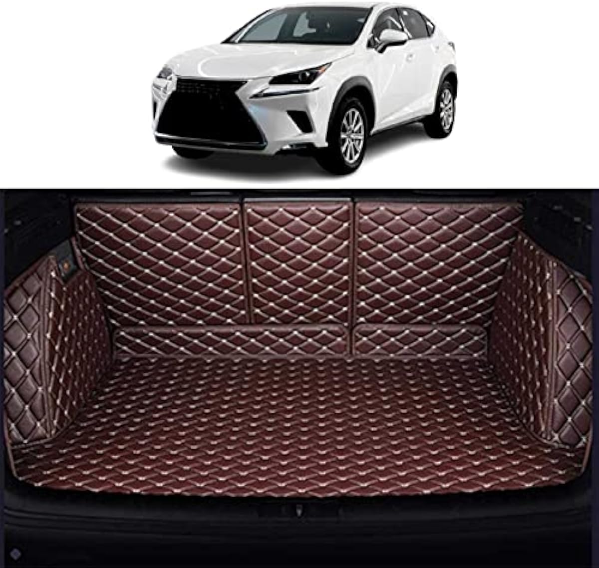 海外販売 レクサス Nx0t Nx300 Nx300h 15 19 専用 カスタム 車の トランクマットxpe レザー ラゲッジマットカーゴ マット フルセット防水車トランクマット すべての天気 傷防止カスタム荷台マット 抗菌ラゲッジルームマット 耐汚れラゲージトレイ 取付簡単 売り