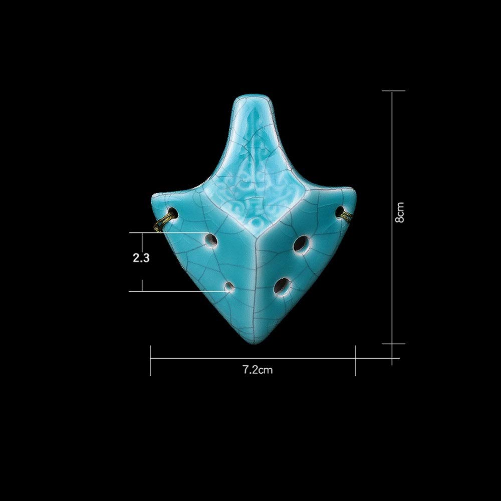 Ocarina profesional de 6 agujeros, obra maestra de cerámica, colección de instrumentos de viento de madera, flauta, ocarina, principiantes, agudos, C, enviar a estudiantes adultos, modelos