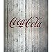 WENKO 2713300100 Fond de hotte verre Coca-Cola Wood, Multicolore, Verre trempé, 60x70 cm