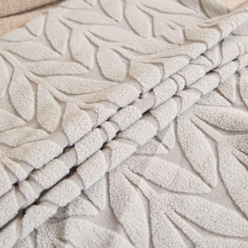 Image of HOMETHREADS Stretchable Elastic Jacquard Chair Seat Cover - Removable & Washable, Durable Seat Protector for Dining Room, Kitchen, Restaurant & Party Chairs (Light Grey, Pack of 4)