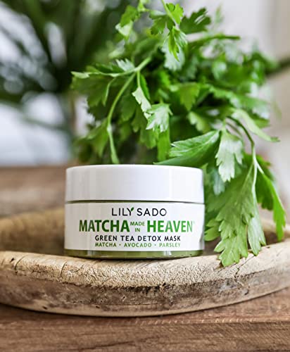 Lily Sado LSMA1 Green Tea Matcha & Avocado Face Mask - Organic Natural Vegan Facial Mask thumb #4